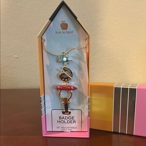 Multicolor Badge Holder